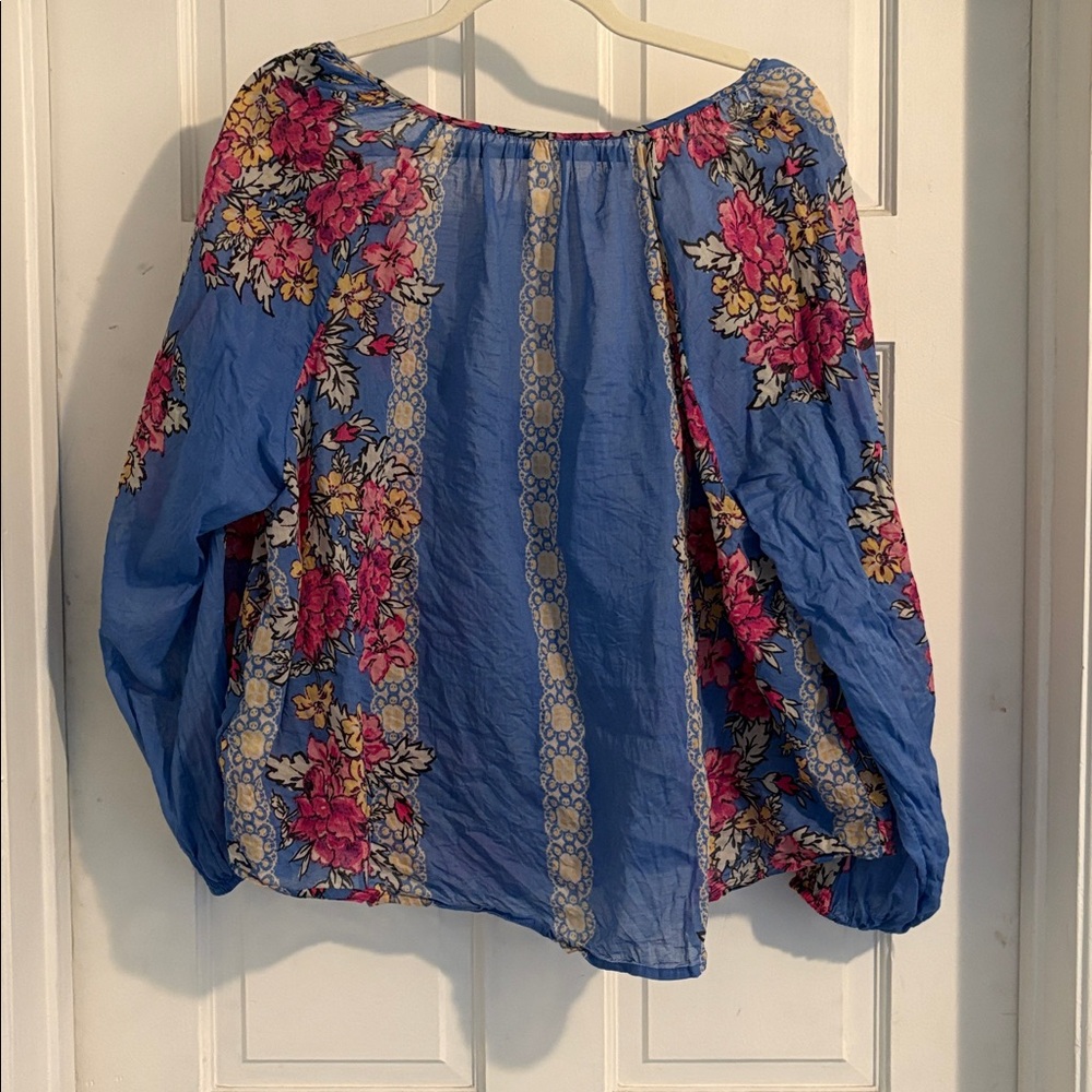 Free People Floral Blouse - Picture 5 of 7